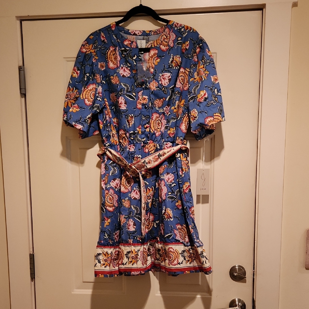 Joie Blue Floral Garment